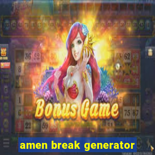 amen break generator